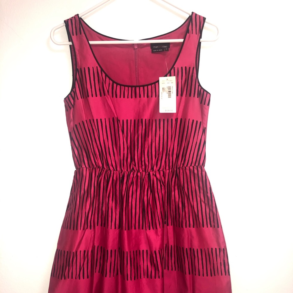 Boutique Max and Cleo by BCBG Cherry & Black Dress